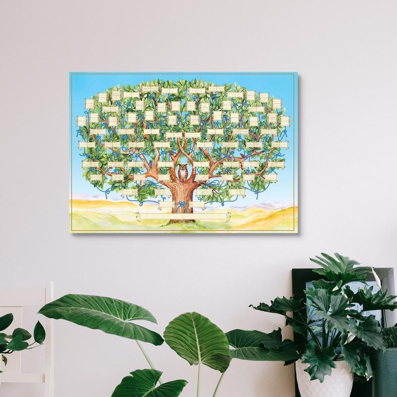 Family Tree Print - Fillable Family Tree Chart 6 Generation