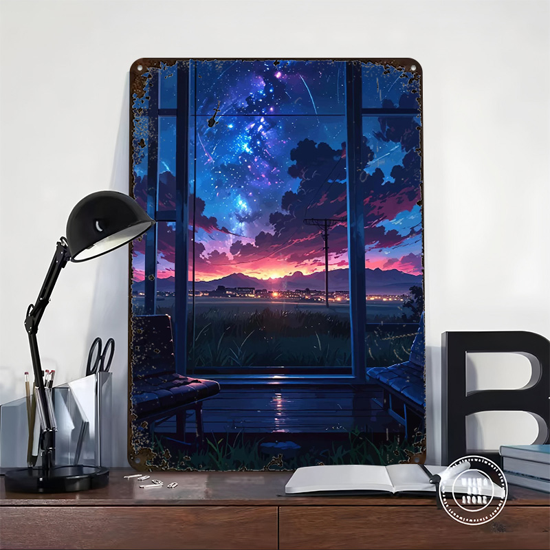 Anime Window View of Starry Ni - Custom Night Sky 评论和价格
