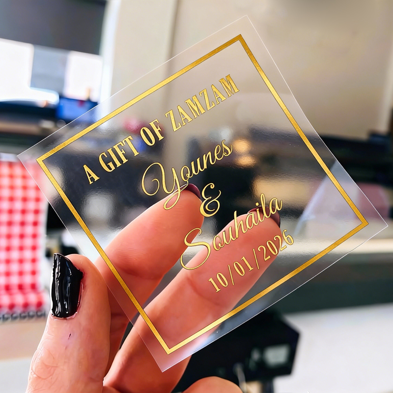 50PCS Square Personalized Wedd - Personalised Candle Label 评论和价格