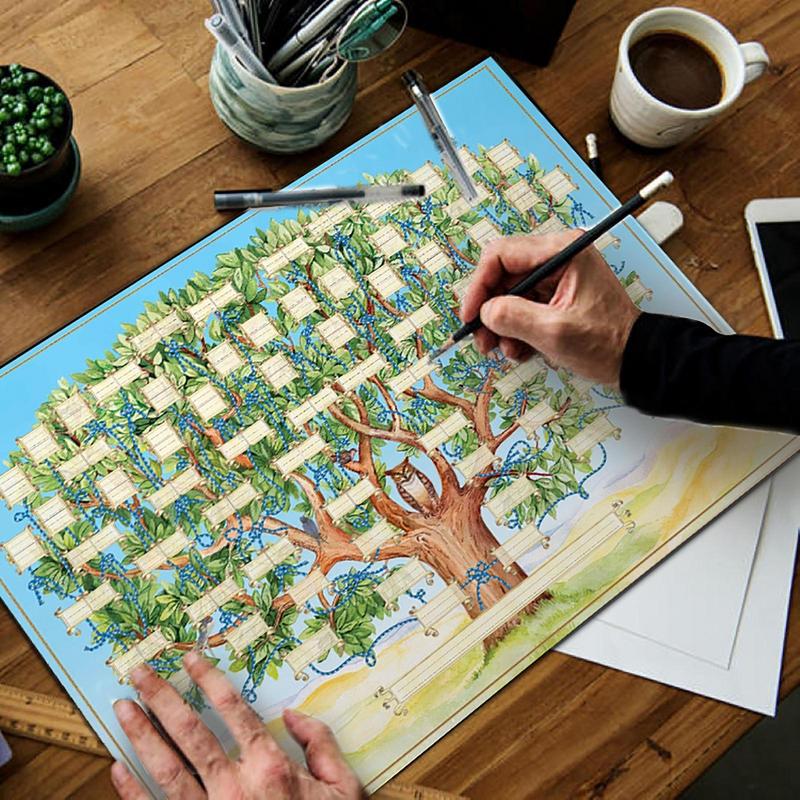 Fillable Family Tree Chart 6 G - Family Tree Print 评论和价格