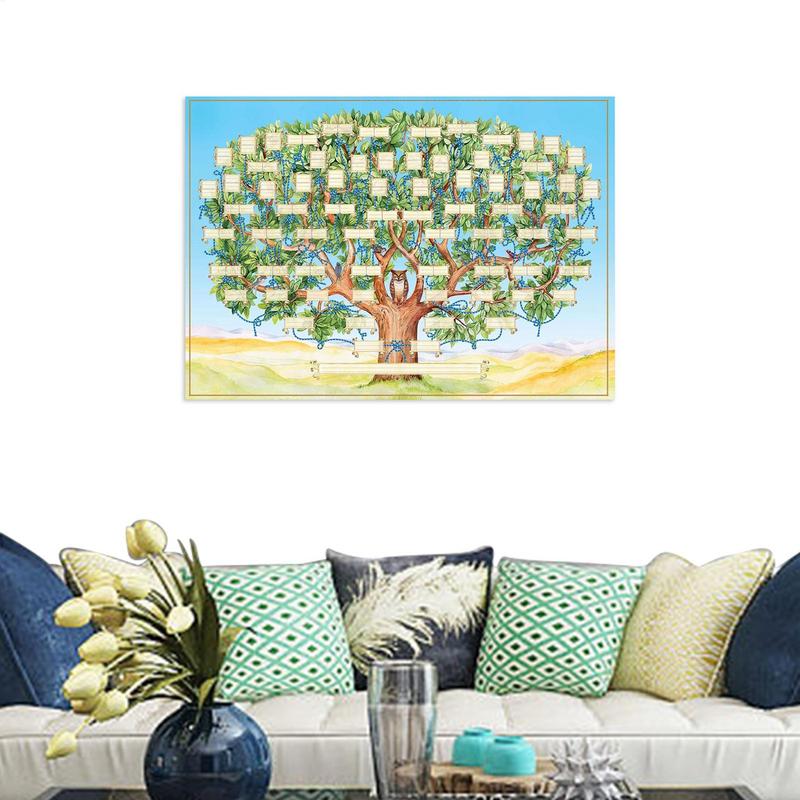 Fillable Family Tree Chart 6 G - Family Tree Print 评论和价格