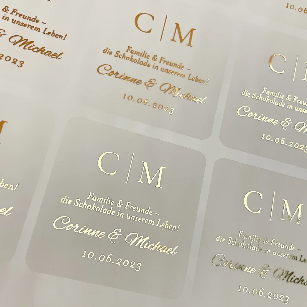 100 Sheets Personalized Weddin - Personalised Candle Label 评论和价格