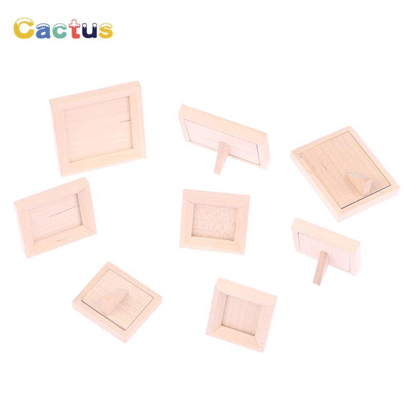 1Pc 1/12 Dollhouse Miniature W - Engraved Wood Frame 评论和价格