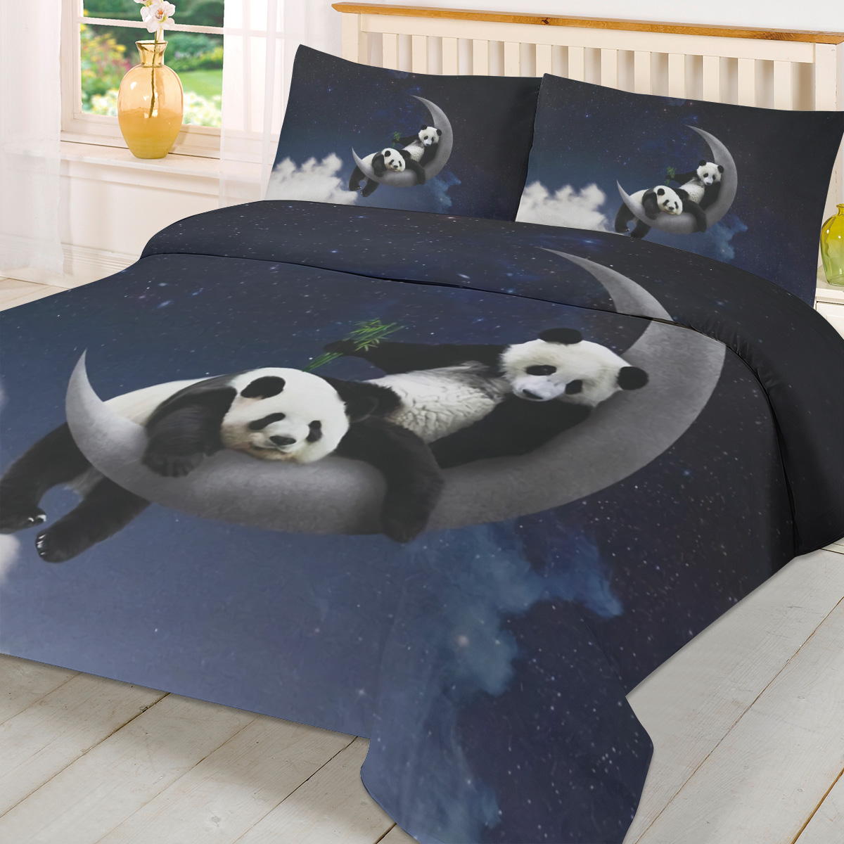 Moon Night Sky Panda Bamboo St - Custom Night Sky 评论和价格
